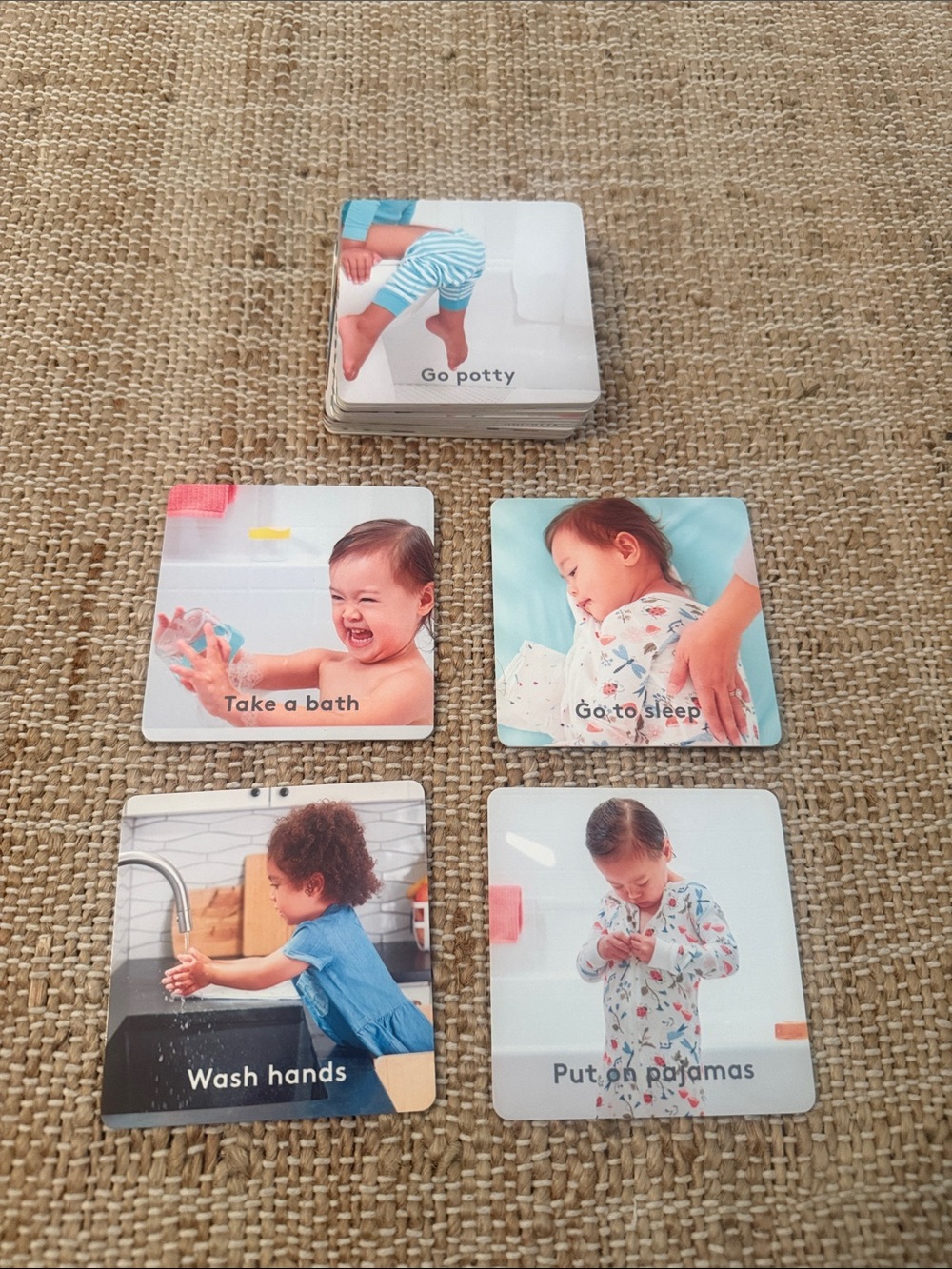 Lovevery Let's Map It Out Routine Cards - Kids Routine Flash Cards - Picture 2 of 2